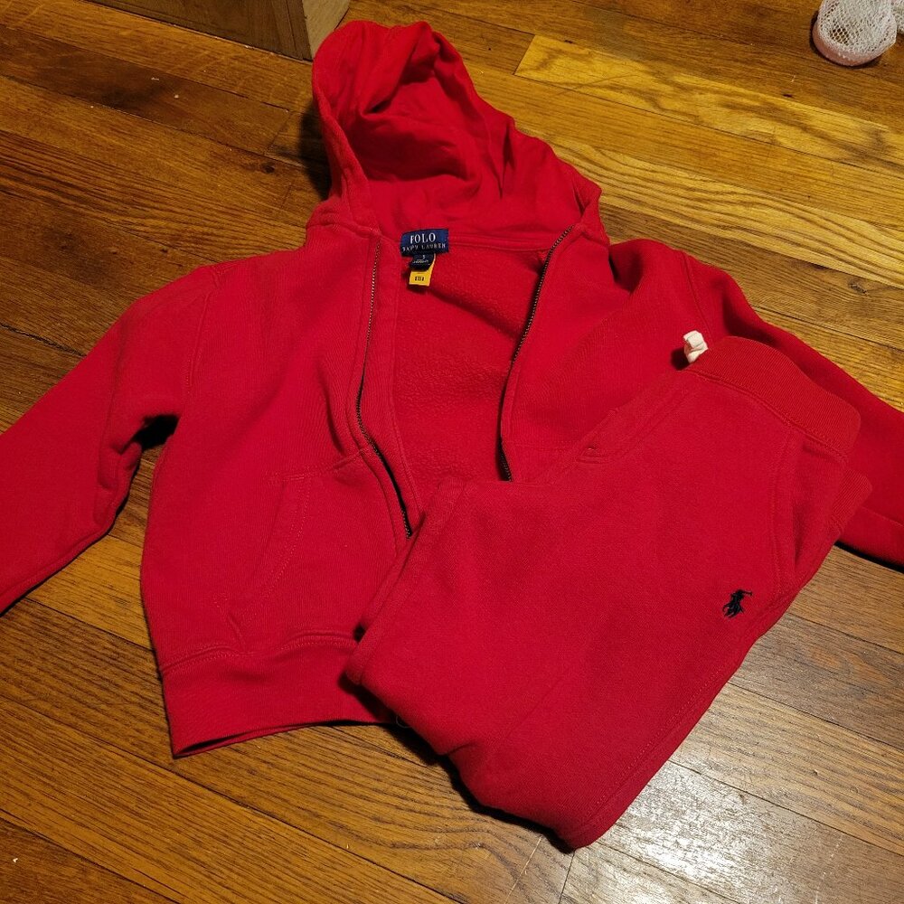 Red Ralph Lauren Sweatsuit
